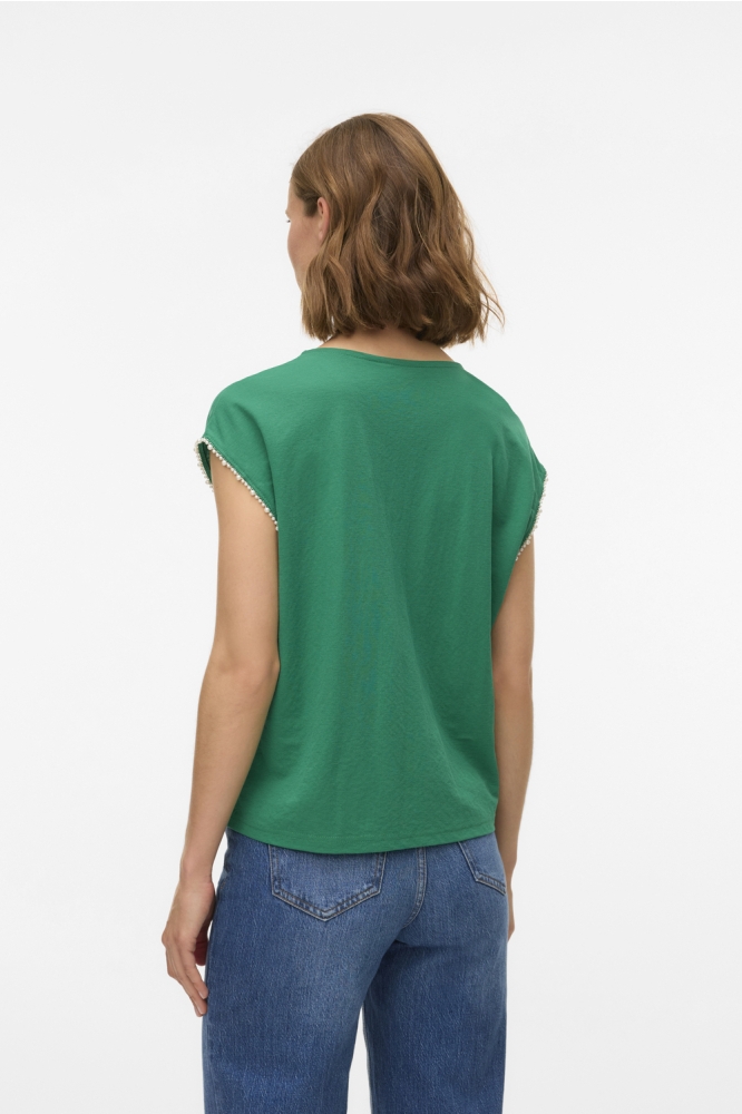 VMVIPS SS AVA V-NECK TOP JRS GA 10327099 BOSPHORUS